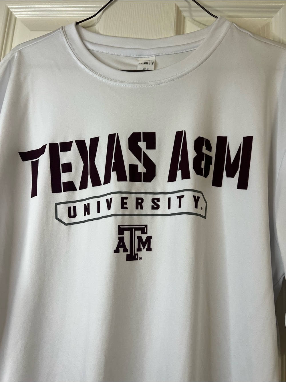 Texas A&M White Short-Sleeve Graphic Tee